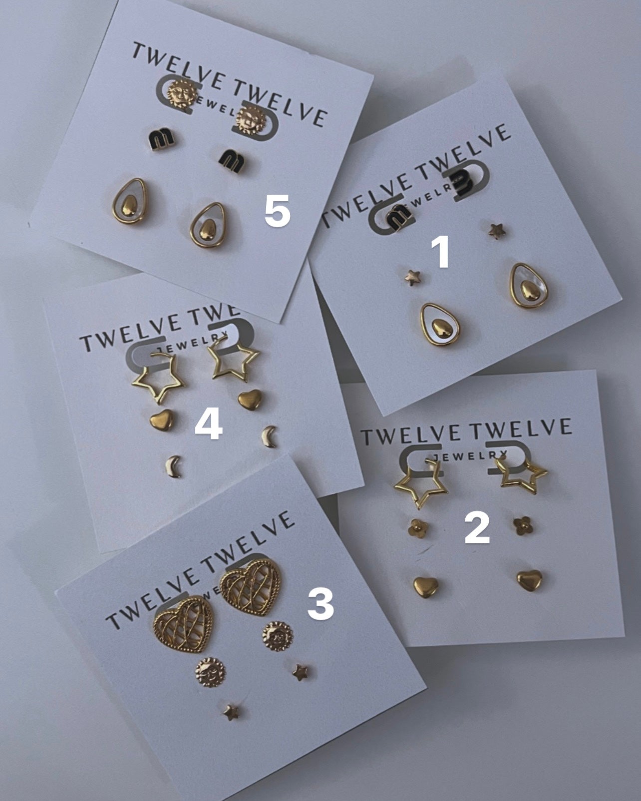 3 set earrings