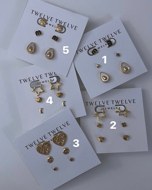 3 set earrings